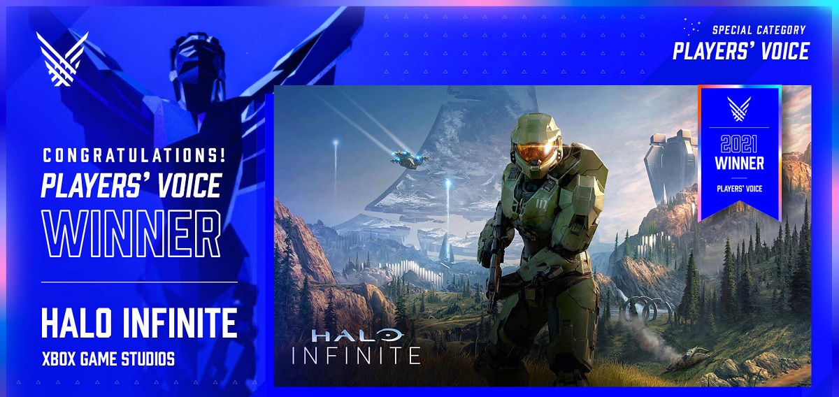 Нагорода The Game Awards 2021 дісталося грі Halo. Фото – The Game Awards