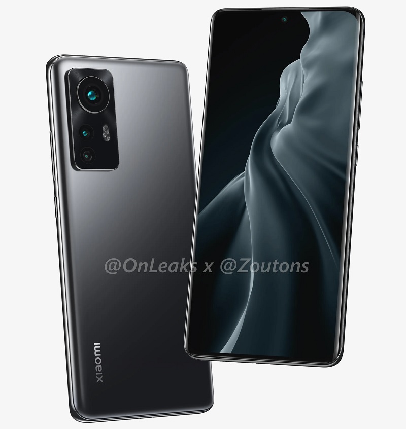 Рендер смартфона Xiaomi 12. Фото – @OnLeaks и @Zoutons