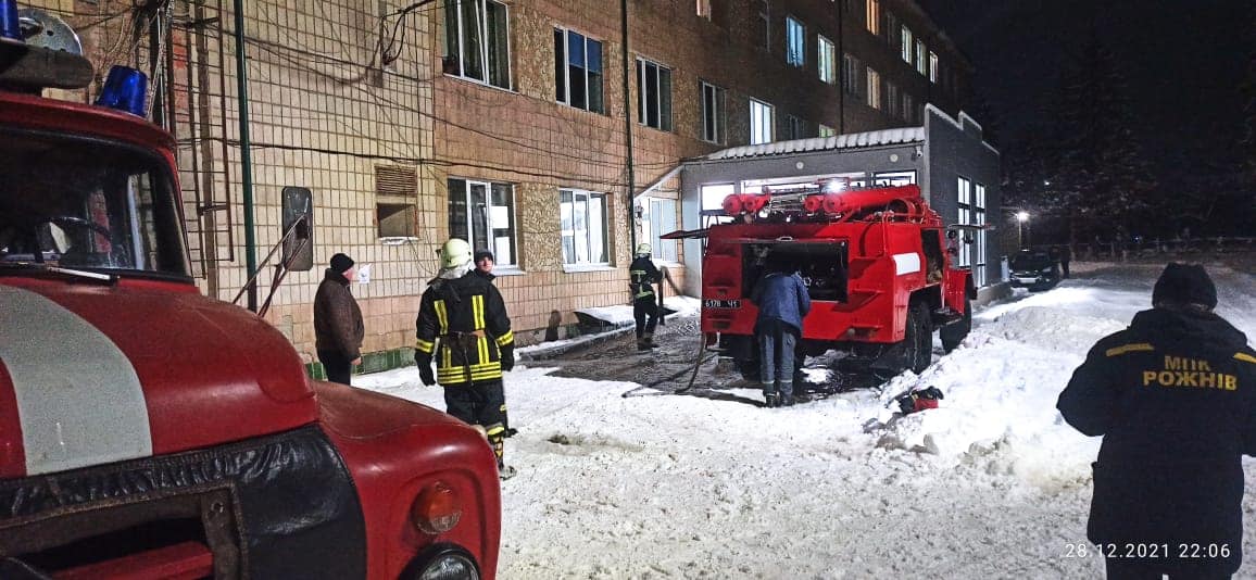 Фото: ГСЧС Взрыв в реанимации в Ивано-Франковской области: погибли два человека