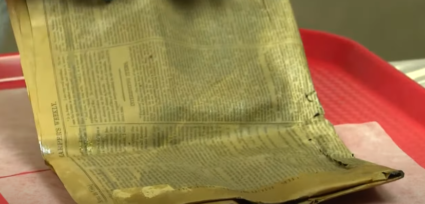 Газета Harper's Weekly (Скриншот с видео YouTube) Газета Harper's Weekly (Скриншот із відео YouTube)