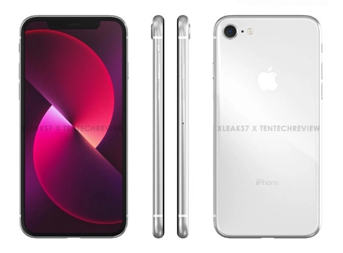 Смартфон Apple iPhone SE 3. Фото – Xleaks7 и TenTechReview