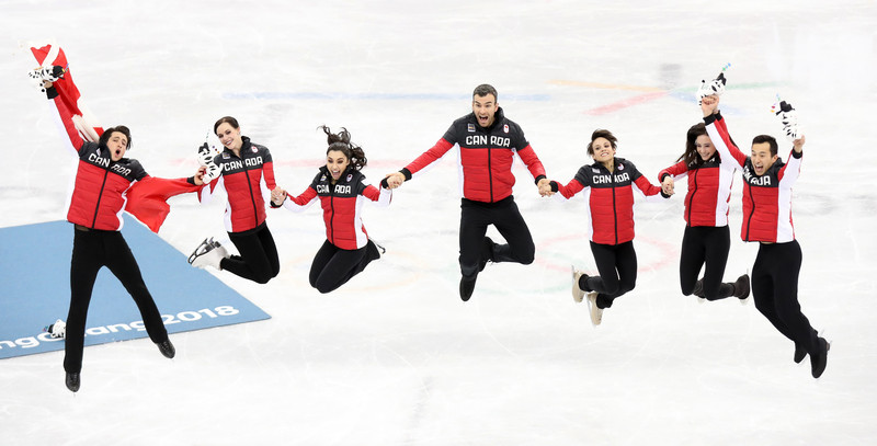 У 2018 році олімпійське золото у командних виступах виборола збірна Канади Фото: EPA