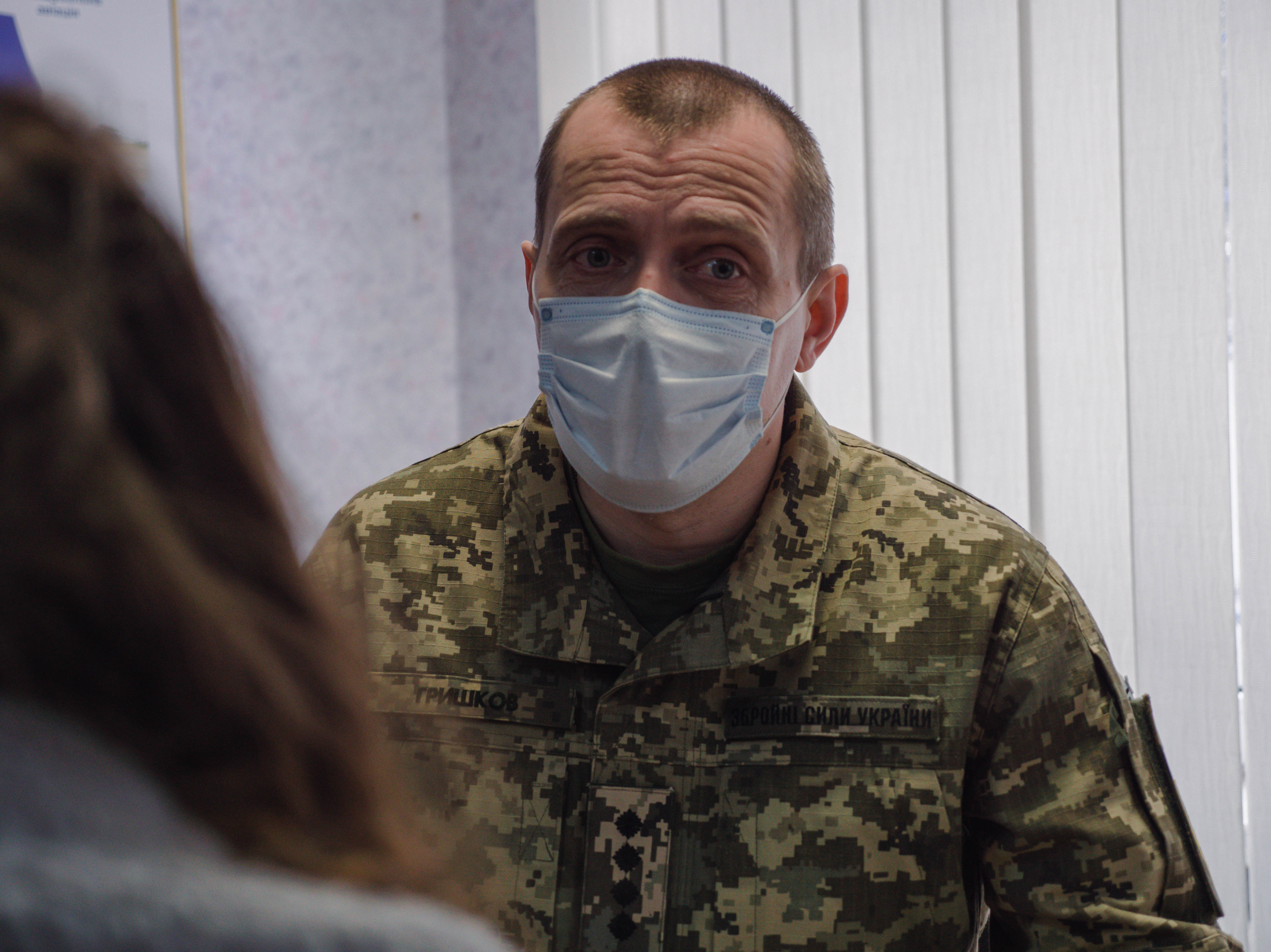 Дмитрий Гришков, начальник отделения воинского учета и бронирования сержантов и солдат запаса Деснянского ТЦКСП Фото: Анна Чуданова