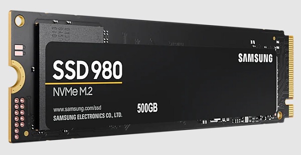 Samsung 980 500GB. Фото – Samsung