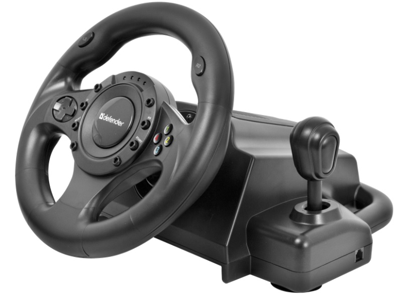 Гоночный руль Defender Forsage Drift GT. Фото – Defender