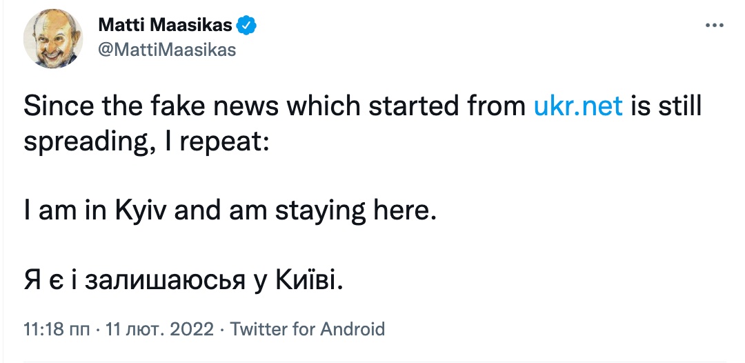 Посли ЄС і Великої Британії в Україні залишаються у Києві, незважаючи на загрозу вторгнення Росії