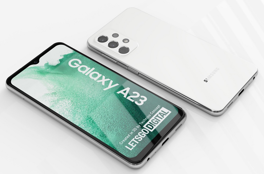 Смартфон Samsung Galaxy A23 5G на рендерах. Фото – @technizoconcept