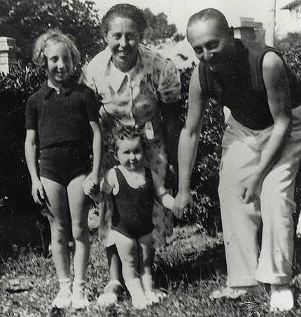 Ірен Немировськи з чоловіком та доньками, 1939 рік. Фото: istpravda.com.ua