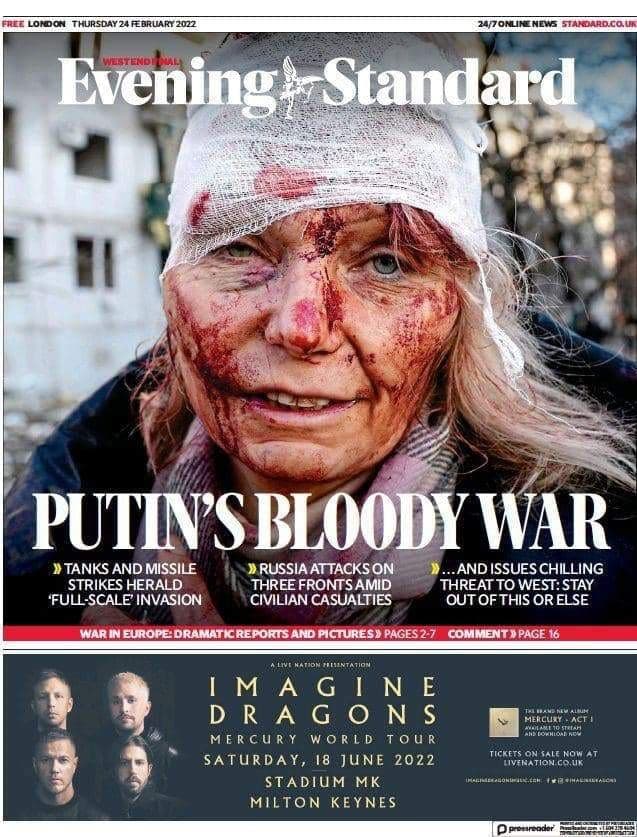 На першій шпальті. Іноземні ЗМІ про війну в Україні – підбірка