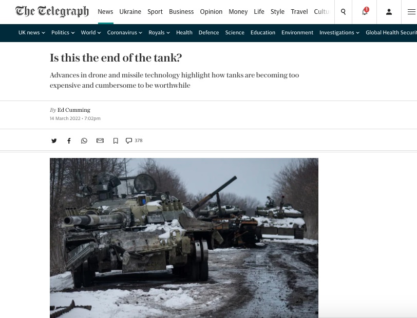 Як танкам Путіна настав кінець в Україні та чи буде Третя світова. Огляд західних медіа (18 березня)