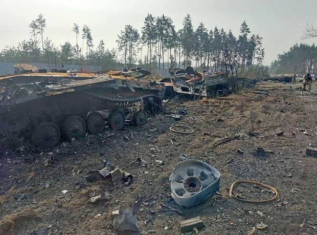 Las Fuerzas Armadas de Ucrania destruyeron un grupo de invasores de Abjasia, el sistema de defensa quemó a los rusos cerca de Kiev: foto