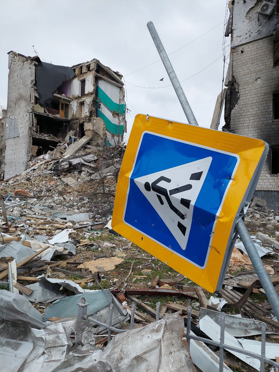 Фото: t.me/steklevko Бородянку під Києвом майже повністю зруйновано — фото, відео