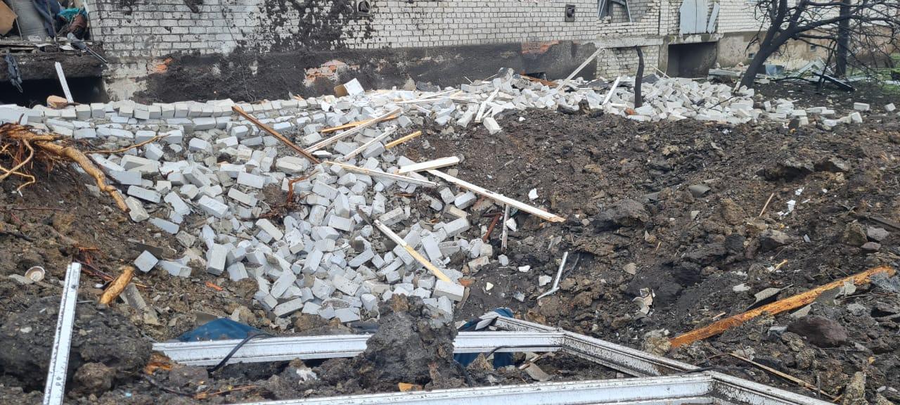 Фото: Павел Кириленко/Telegram Поселок возле Славянска попал под ракетный удар России. Семь человек ранены