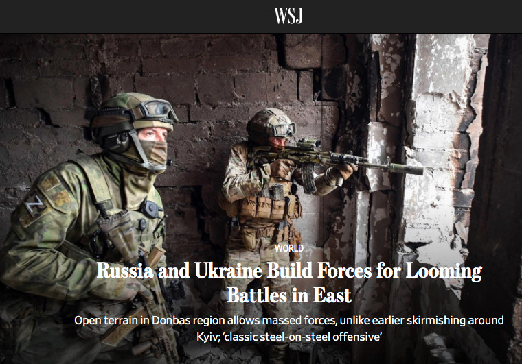 Битва за Донбасс: почему это последний шанс России. Обзор западных медиа (18 апреля)