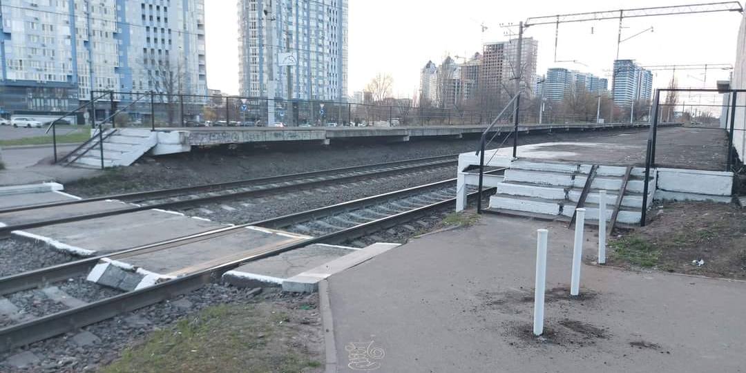 У Києві після десятирічної перерви відновила роботу залізнична платформа Русанівка