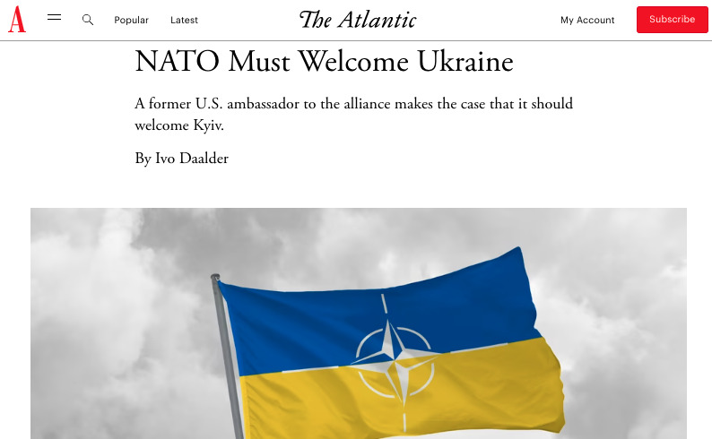 Путин не остановится, НАТО пора пригласить Украину. Обзор западных медиа (21 апреля)