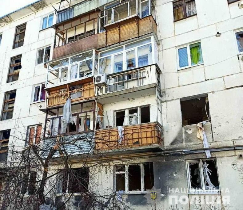 Разрушение в Луганской области, фото - Нацполиция