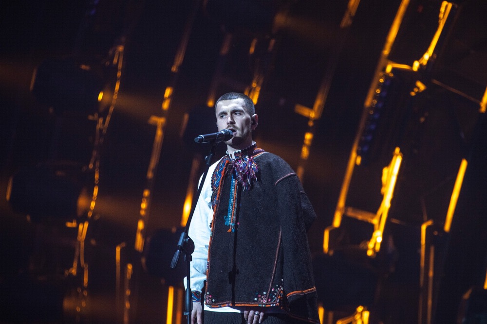 Музичук у сердаку. Фото: EUROVISION.TV