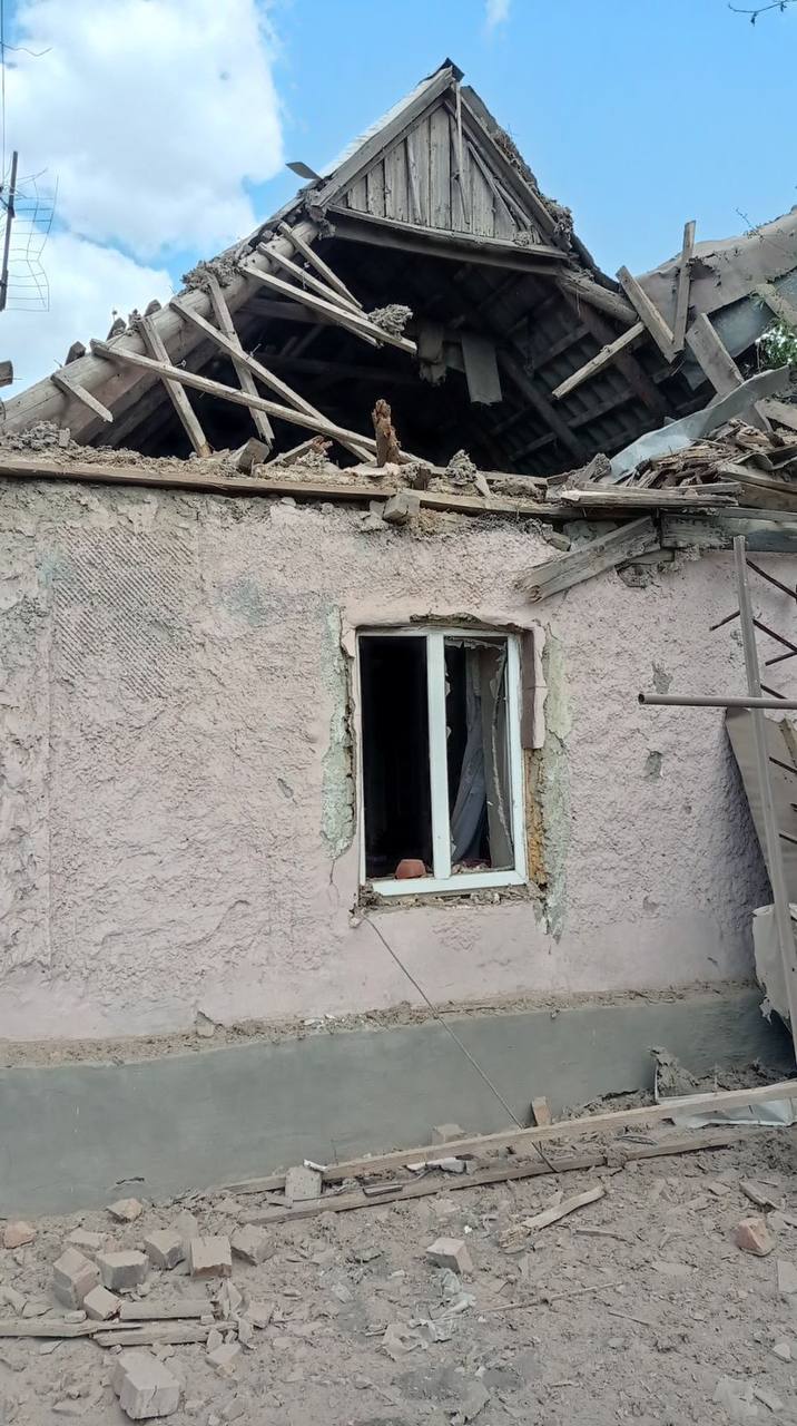 Фото: t.me/dnipropetrovskaODA Оккупанты обстреляли Криворожский район Днепропетровской области