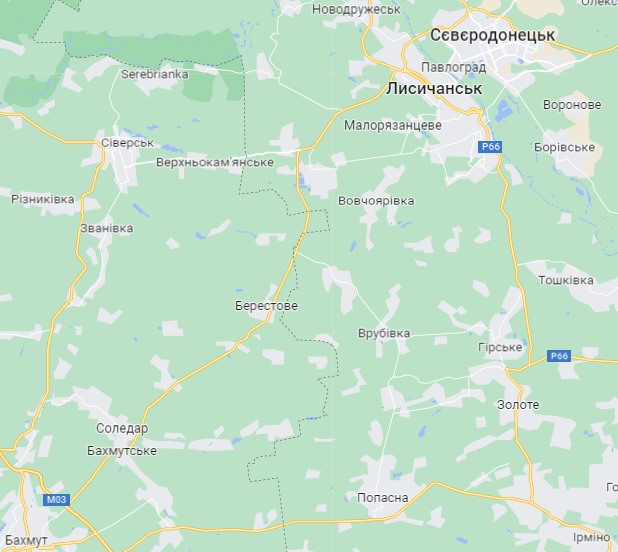 "Трасса жизни" Бахмут – Лисичанск замерла: слишком плотные обстрелы оккупантов – Гайдай