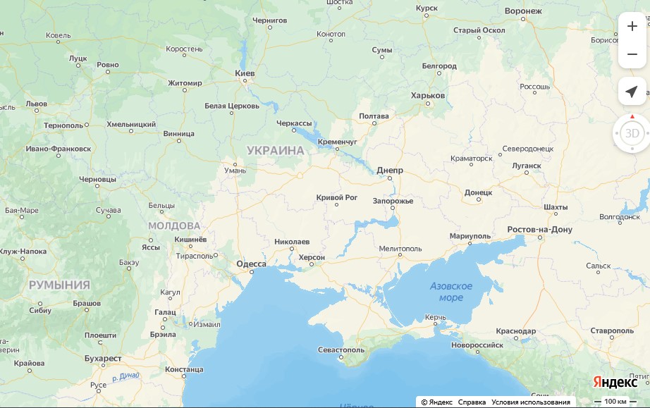 Скриншот Яндекс.Карти