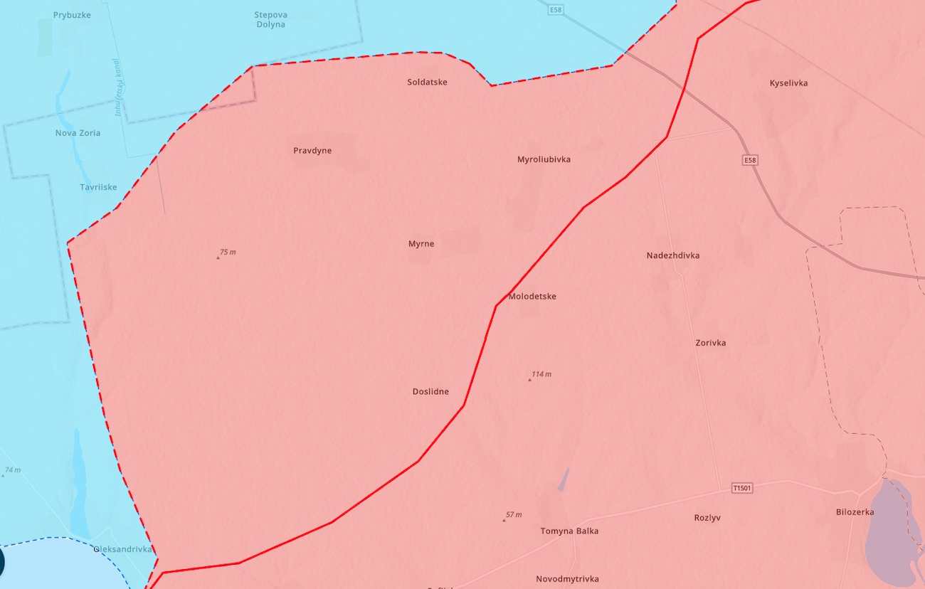Украинские войска возобновили контрнаступление к северо-западу от Херсона – карты ISW