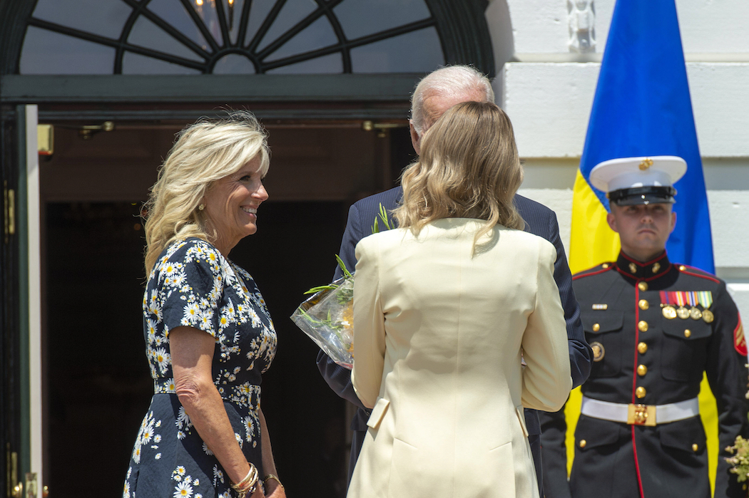 Зеленська зустрілася із Байденами. Обговорять додаткову підтримку України: фото