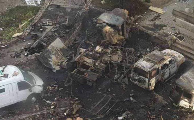 В Енергодарі пролунали вибухи, знищено військову техніку росіян — фото, відео