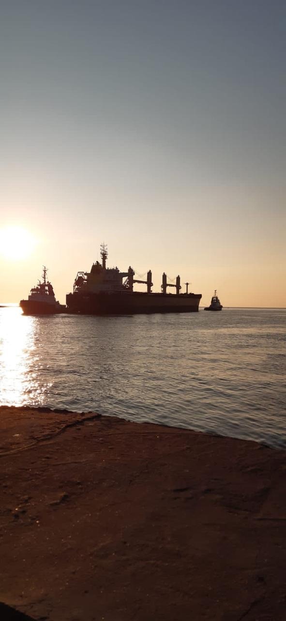 Из портов Одессы отправился первый караван судов с украинским зерном — фото, видео