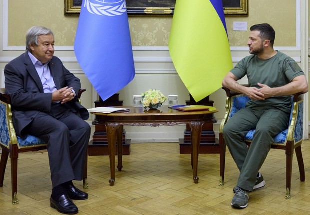 Зеленский встретился с Гутерришем и сказал ему, что должна сделать ООН по ЗАЭС – фото