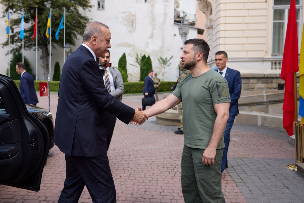 Переговоры Зеленского и Эрдогана во Львове – видео, фото
