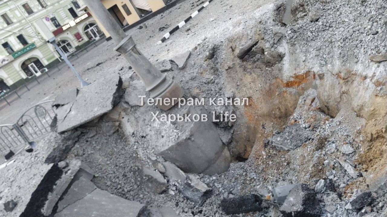 Фото – соцсети Россия ночью ударила ракетами по центру Харькова и Николаеву. В Запорожье – 16 прилетов