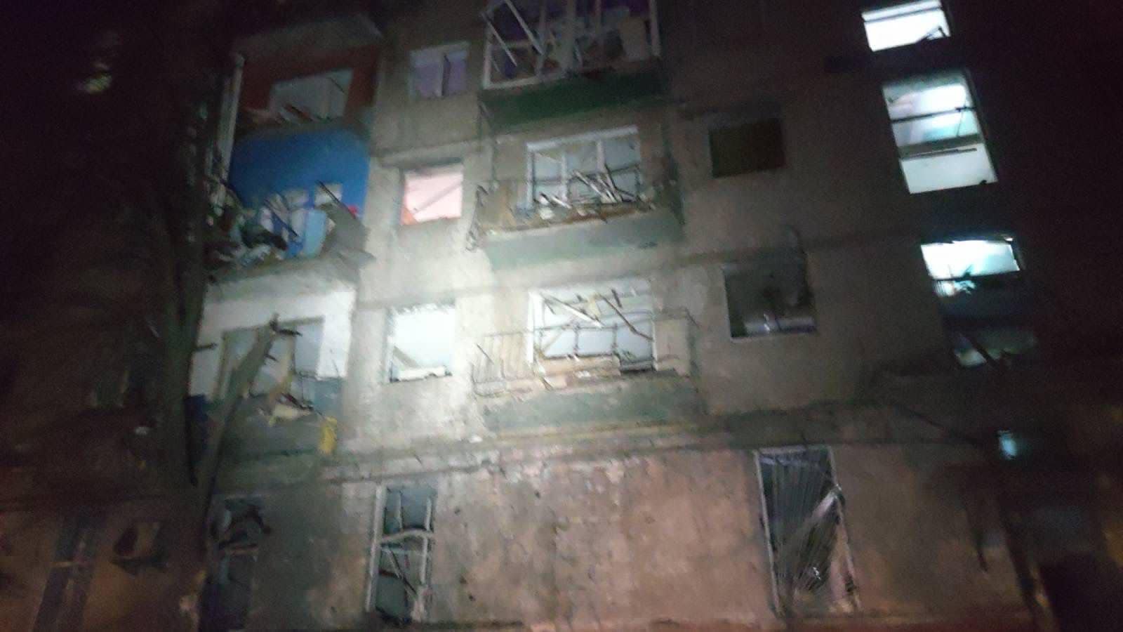 Краматорск после ночного обстрела (Фото – Facebook Александр Гончаренко) 