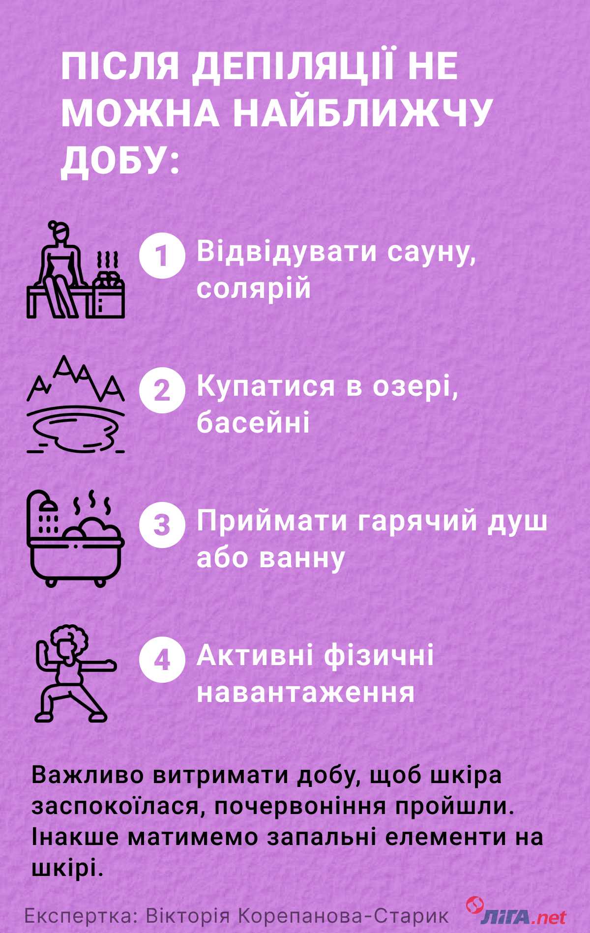 Эксперт: Виктория Корепанова-Старик, владелица студии Perlyna_epil, технолог бренда средств для депиляции ItalWax.