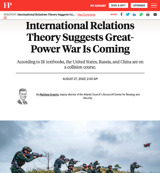 Як США, Росія та Китай йдуть до третьої світової, хто відбудує Україну. Огляд західних медіа