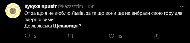 Фото: Twitter Кукуха привет
