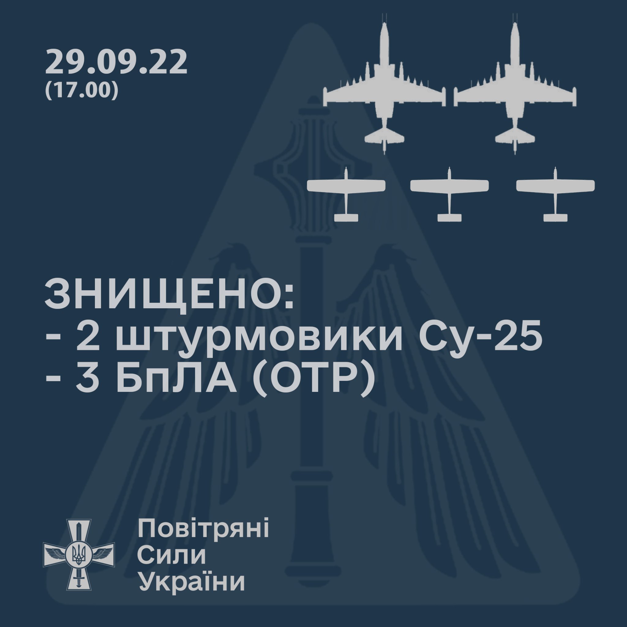 Инфографика – Воздушные силы ВСУ ВСУ сбили два российских штурмовика Су-25 под Николаевом
