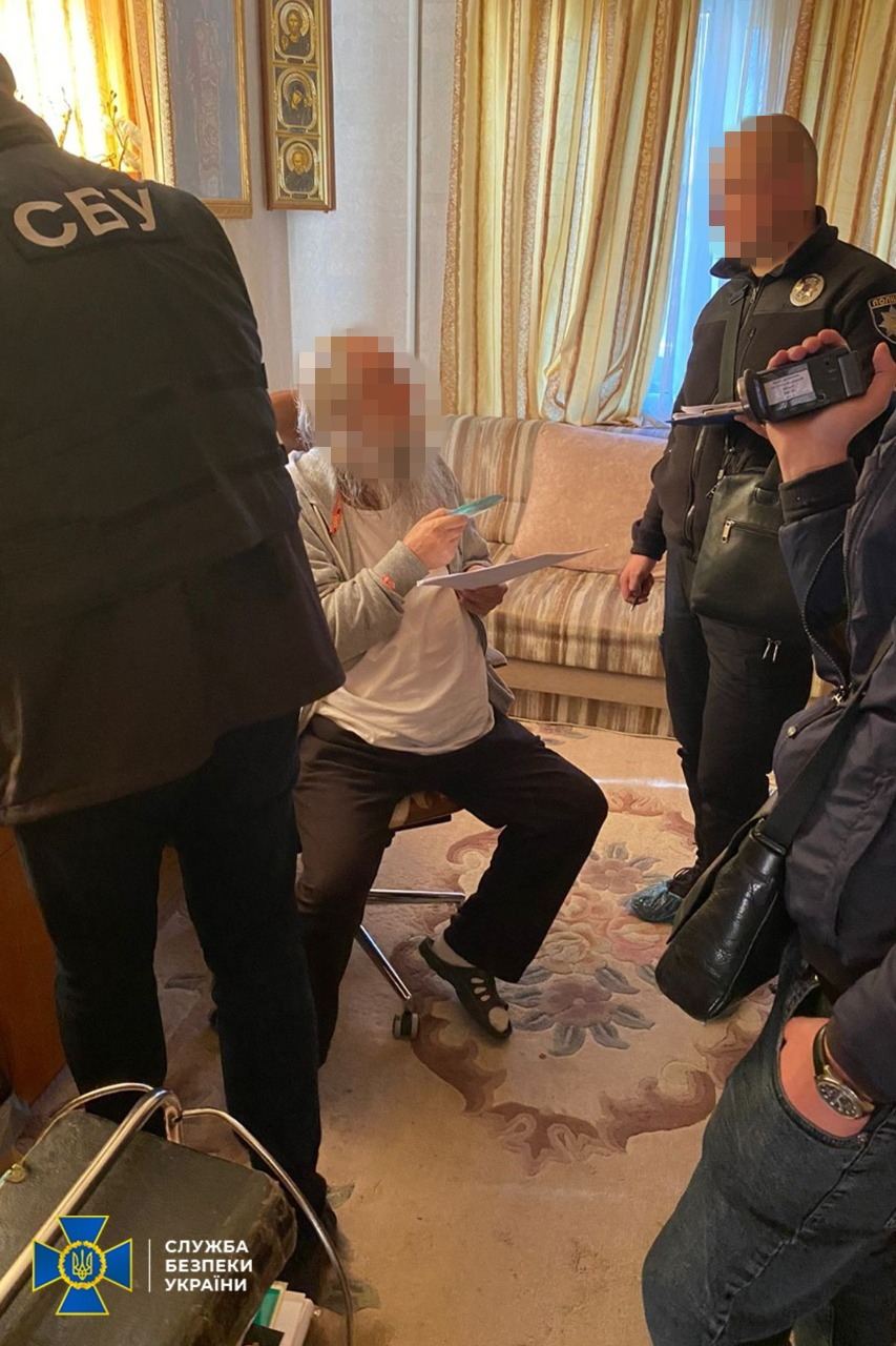 Фото: СБУ СБУ: Митрополит УПЦ МП виправдовував агресію РФ і розпалював міжконфесійну ворожнечу – фото
