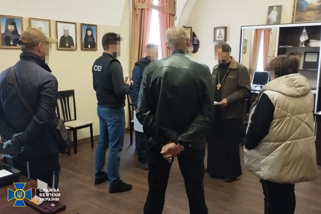Фото: СБУ СБУ: Митрополит УПЦ МП виправдовував агресію РФ і розпалював міжконфесійну ворожнечу – фото