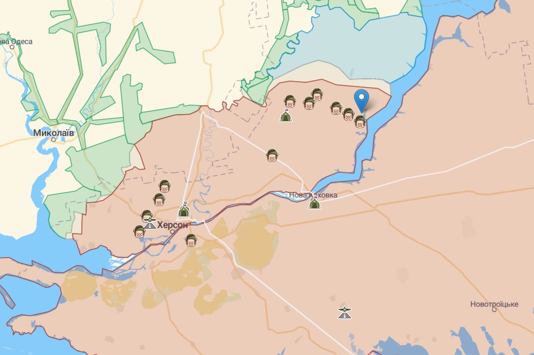 РФ зміцнює нову лінію фронту Півдні. Ймовірно, вона чекає на бої за Херсон – Британія