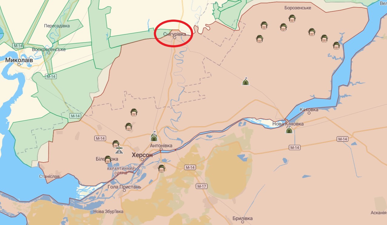Авиация ударила по скоплению оккупантов в Снигиревке: это узел на юге – карта