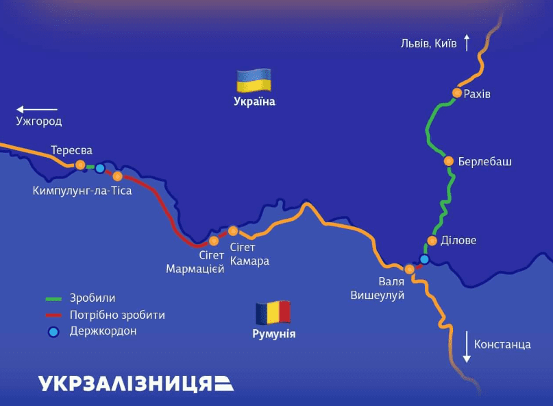 Укрзалізниця после 17-летней паузы возобновляет пассажирский маршрут в Румынию