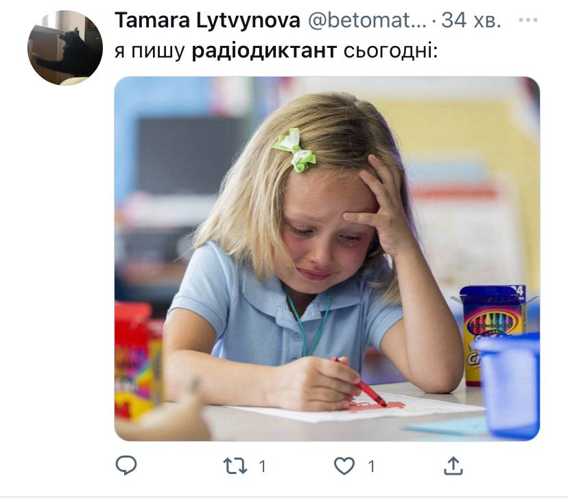 Фото: Twitter Tamara Lytvynova