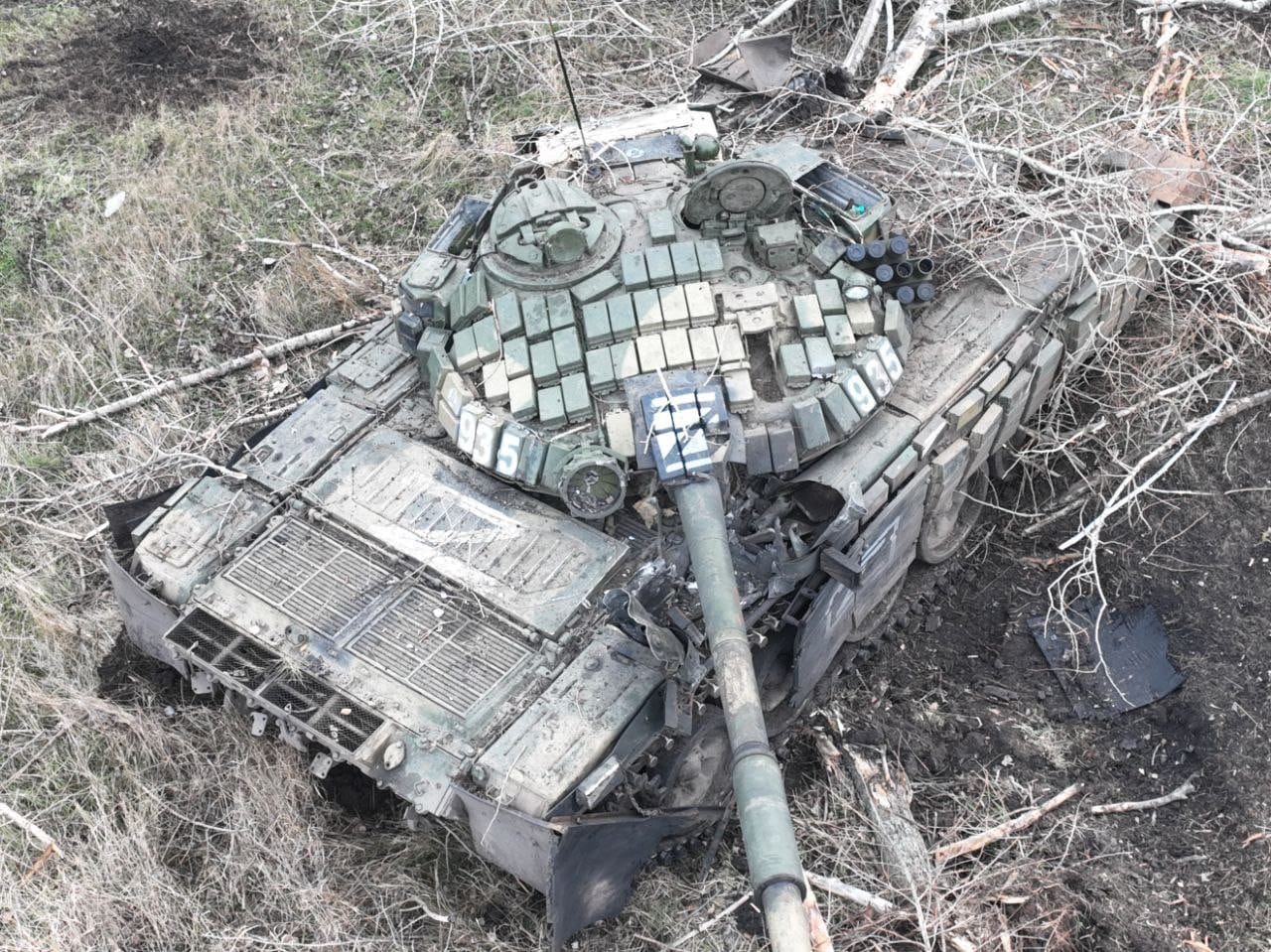 Бойцы спецназа Нацгвардии уничтожили колонну россиян в Донецкой области – фото