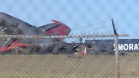 Катастрофа на авиашоу в Далласе – разбился старинный бомбардировщик B-17