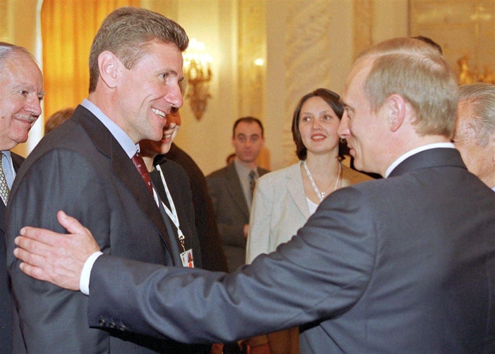 Сергій Бубка та Володимир Путін, 2001 (фото – EPA)