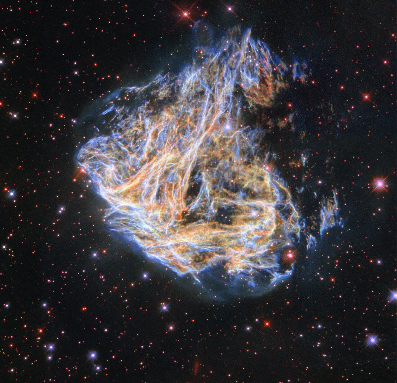 Телескоп "Габбл" показав фото туманності, утвореної після вибуху зірки у сусідній галактиці