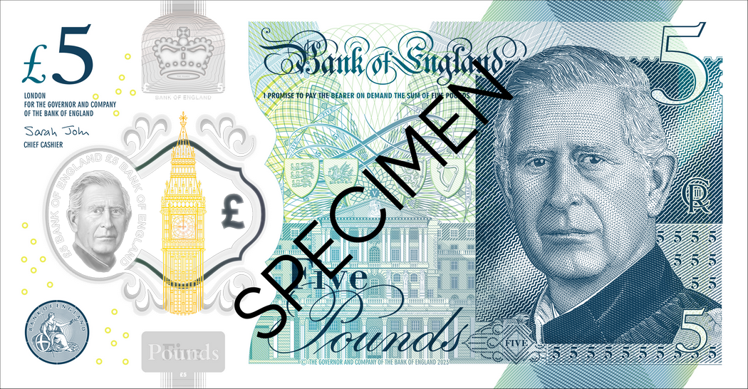 Банк Англии показал, как будут выглядеть банкноты с новым королем – фото