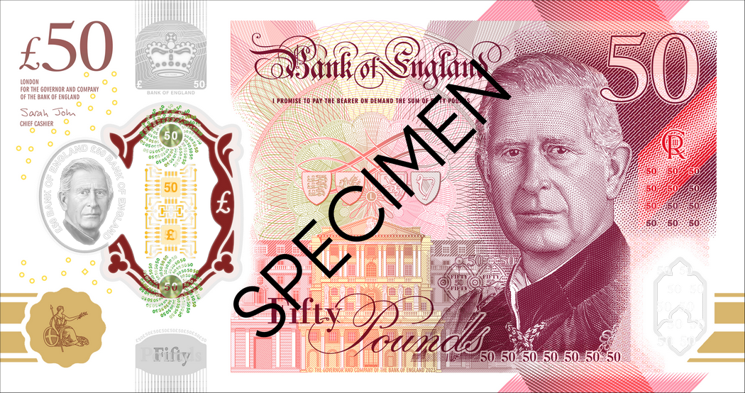 Банк Англии показал, как будут выглядеть банкноты с новым королем – фото