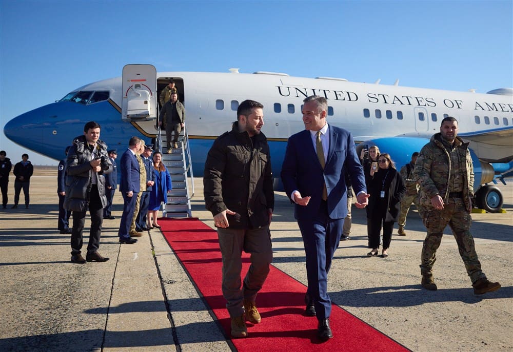 Зеленський прибув до Вашингтона (фото – пресслужба ВП)